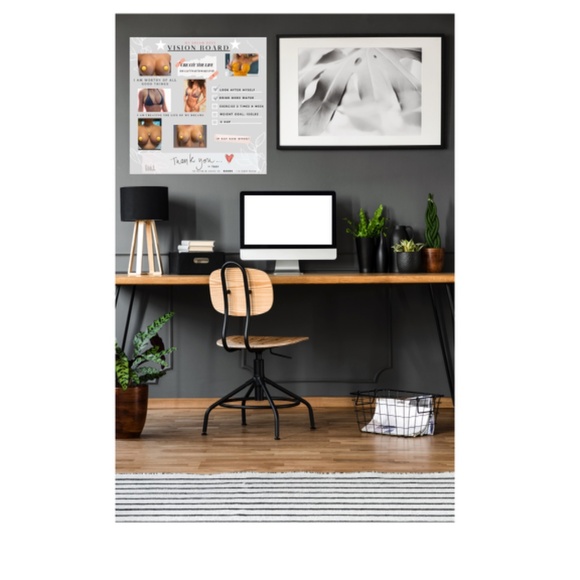 Dream Body Vision Board Poster 24X24 - Manifest Your Cosmetic Surgery & Fitness - Picture 7 of 7